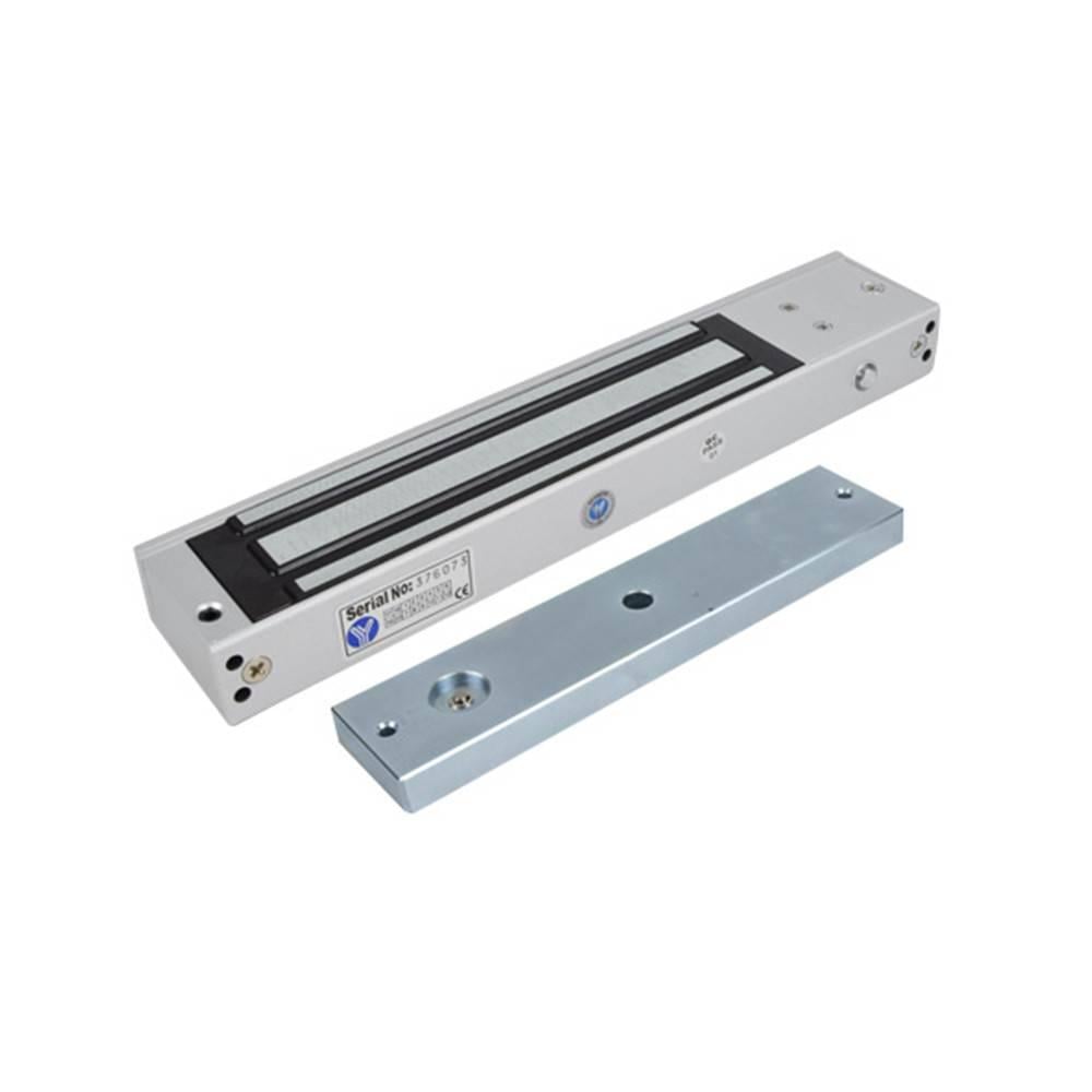 Замок електромагнітний Yli Electronic YM-280N LED-DS зі світловою індикацією датчиком стану замка і дверей для системи контролю доступу