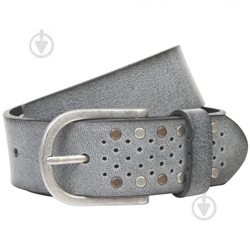 Ремінь жіночий Lindenmann The art of belt 40135 Сірий (1148)