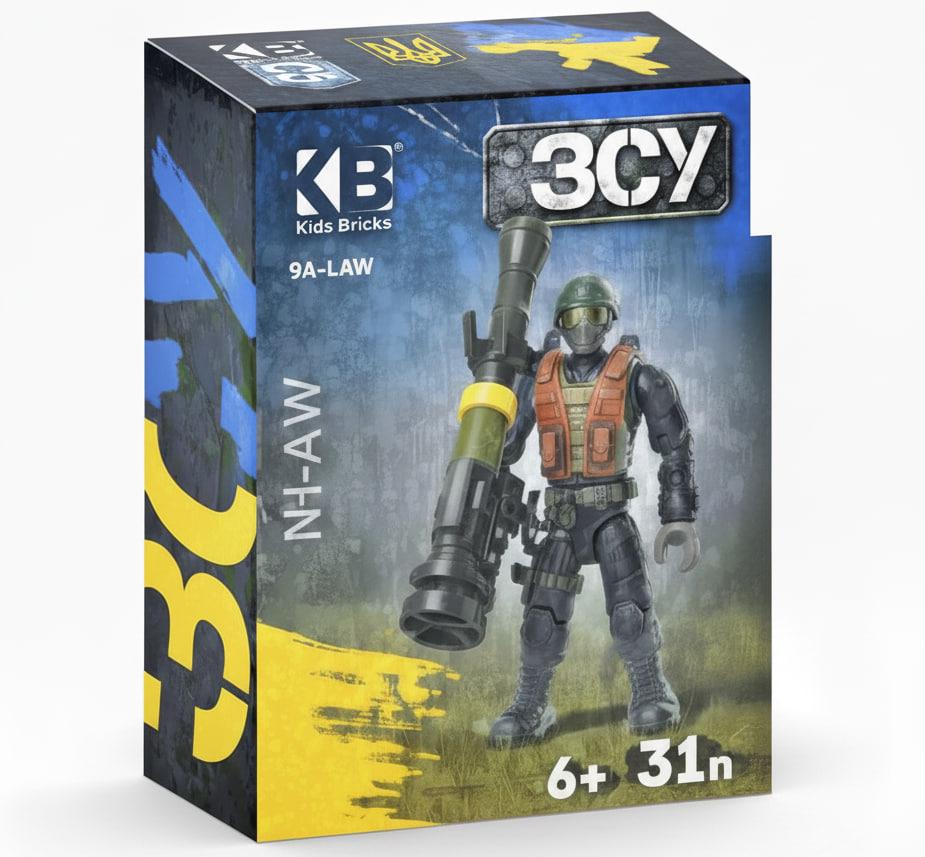 Конструктор военный KB 1129-2 с фигуркой-солдатом и оружием (30473237) - фото 2 Конструктор военный KB 1129-2 с фигуркой-солдатом и оружием (30473237) - фото 2
