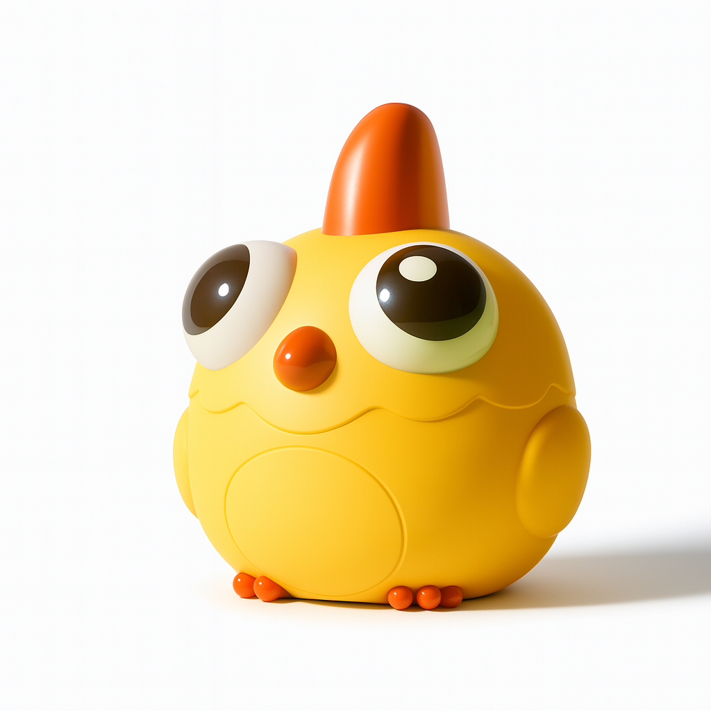 Антистресс курочка Желтый (0243)