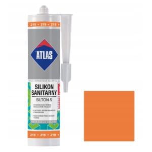 Герметик силиконовый санитарный ATLAS SILTON S 0219 280 мл Апельсиновый