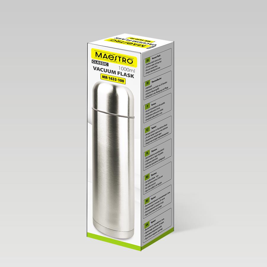 Термос Maestro 1 л (MR-1633-100) - фото 4