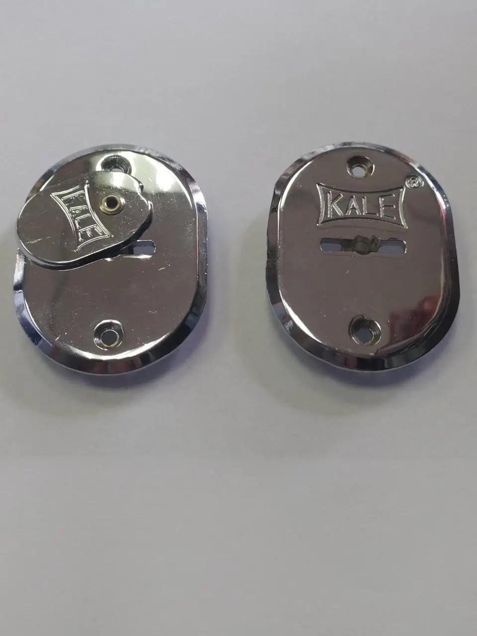 Замок врезной Kale 257 L с накладкой хром - фото 4