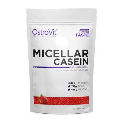 Протеин OstroVit Micellar Casein 700 г Клубника (1356V1042) - фото 1