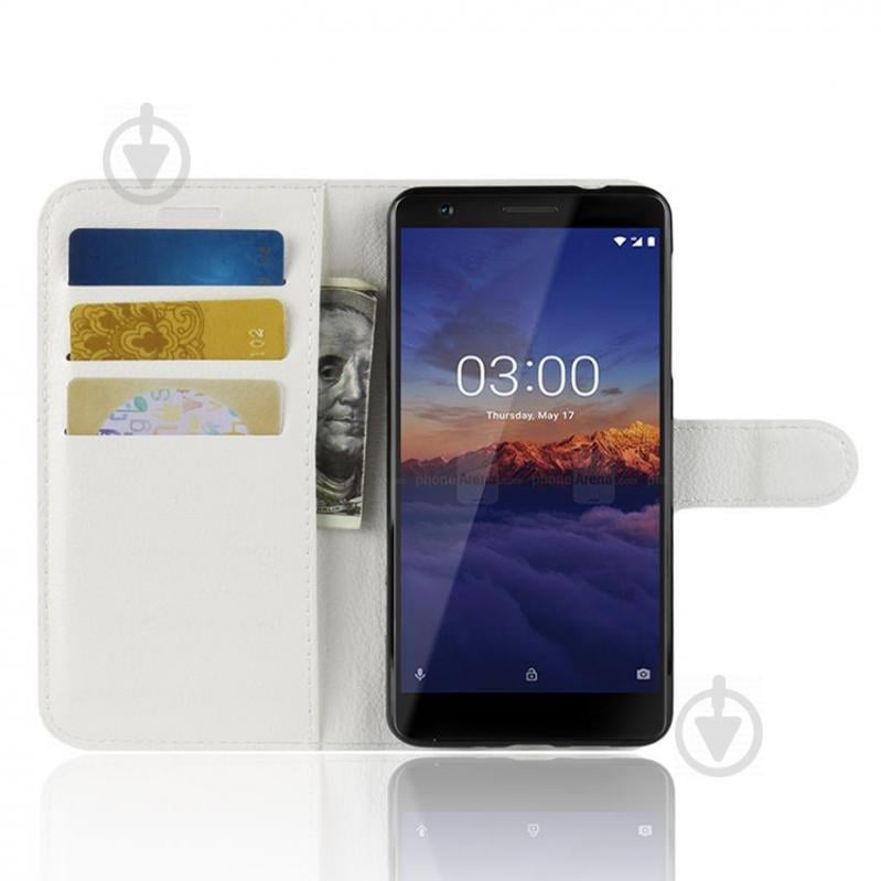 Чохол-книжка Litchie Wallet для Nokia 3.1 White (lwwh0161)