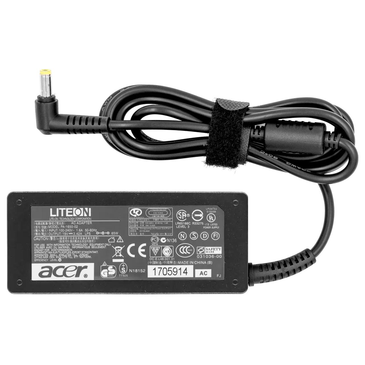 Блок питания Acer 19 V 3.42 A 65 W штекер 5.5х1.7 (AS19V)