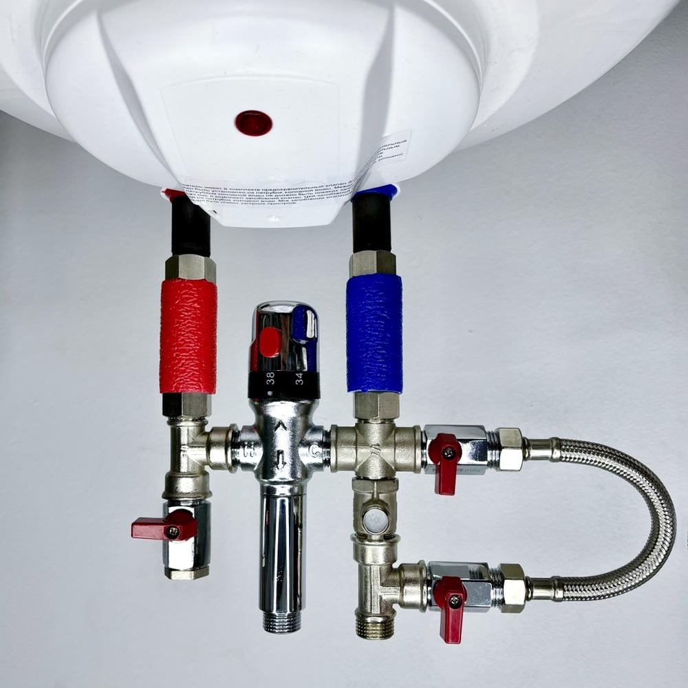 Смеситель-термостат бойлера Mixer Bypass Boiler Serie sс с байпасом 15.1 1/2" - фото 2