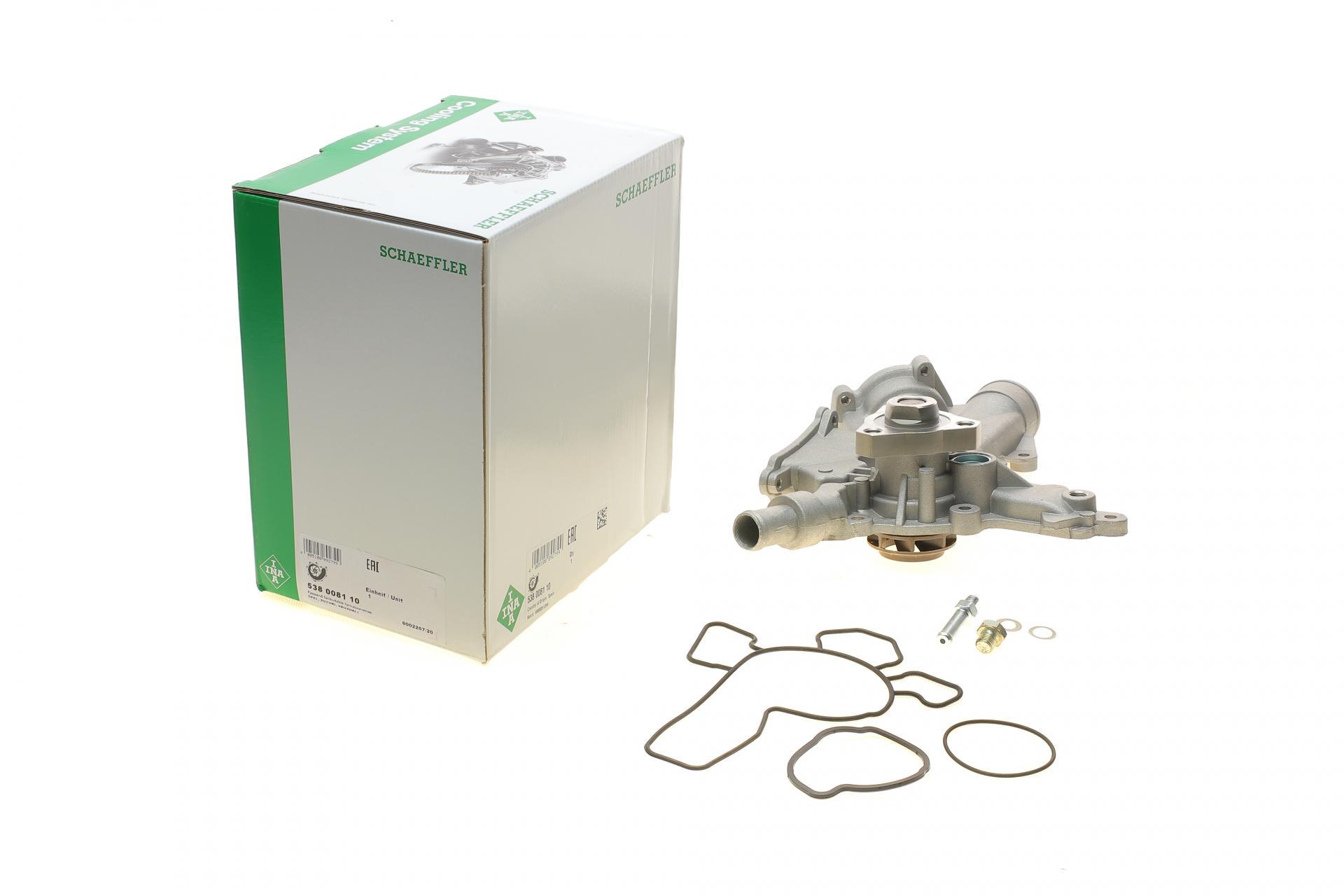 Насос воды INA Opel Astra G/Corsa B/C 1.0i 12V/1.2i 16V 96-09 538 0081 10 (25588001)