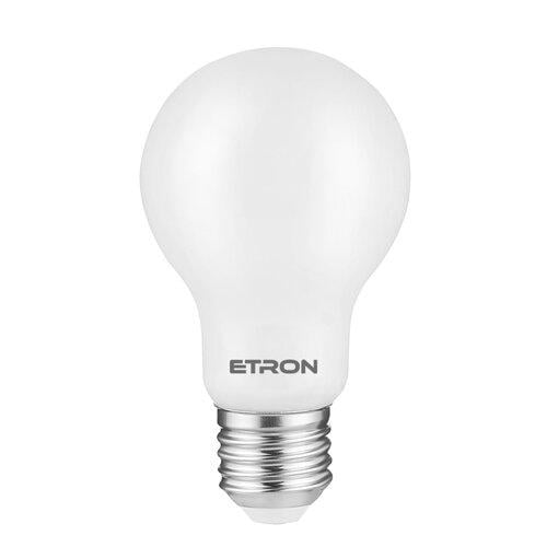 Светодиодная лампа филаментная ETRON SoftGlow A60 10W 4000K E27 матовая колба (80957)
