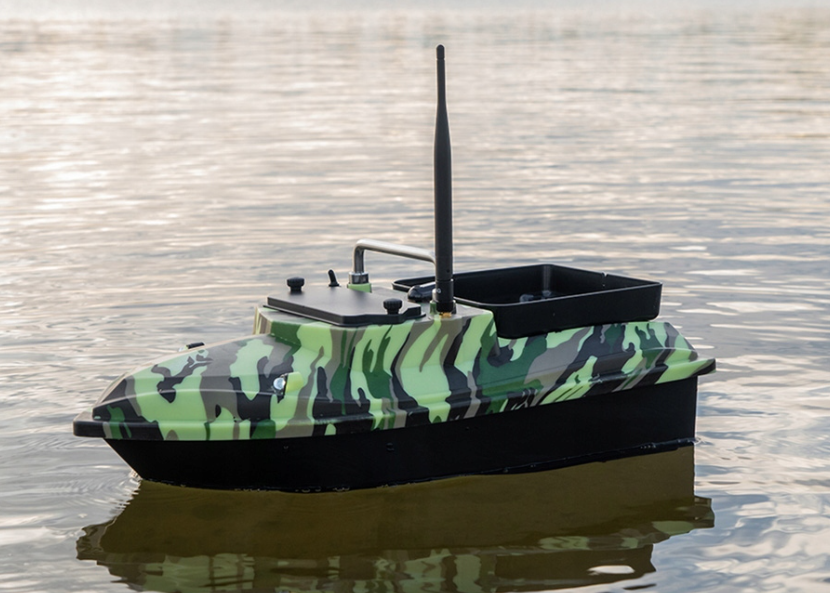 Човник для підгодовування Flytec V050 12000 мА/год Камуфляжно-зелений (2709652104) - фото 3 Човник для підгодовування Flytec V050 12000 мА/год Камуфляжно-зелений (2709652104) - фото 3