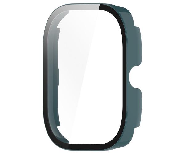 Чехол с защитным стеклом Protective Cover with Glass для Xiaomi Redmi Watch 4 Темно-зеленый