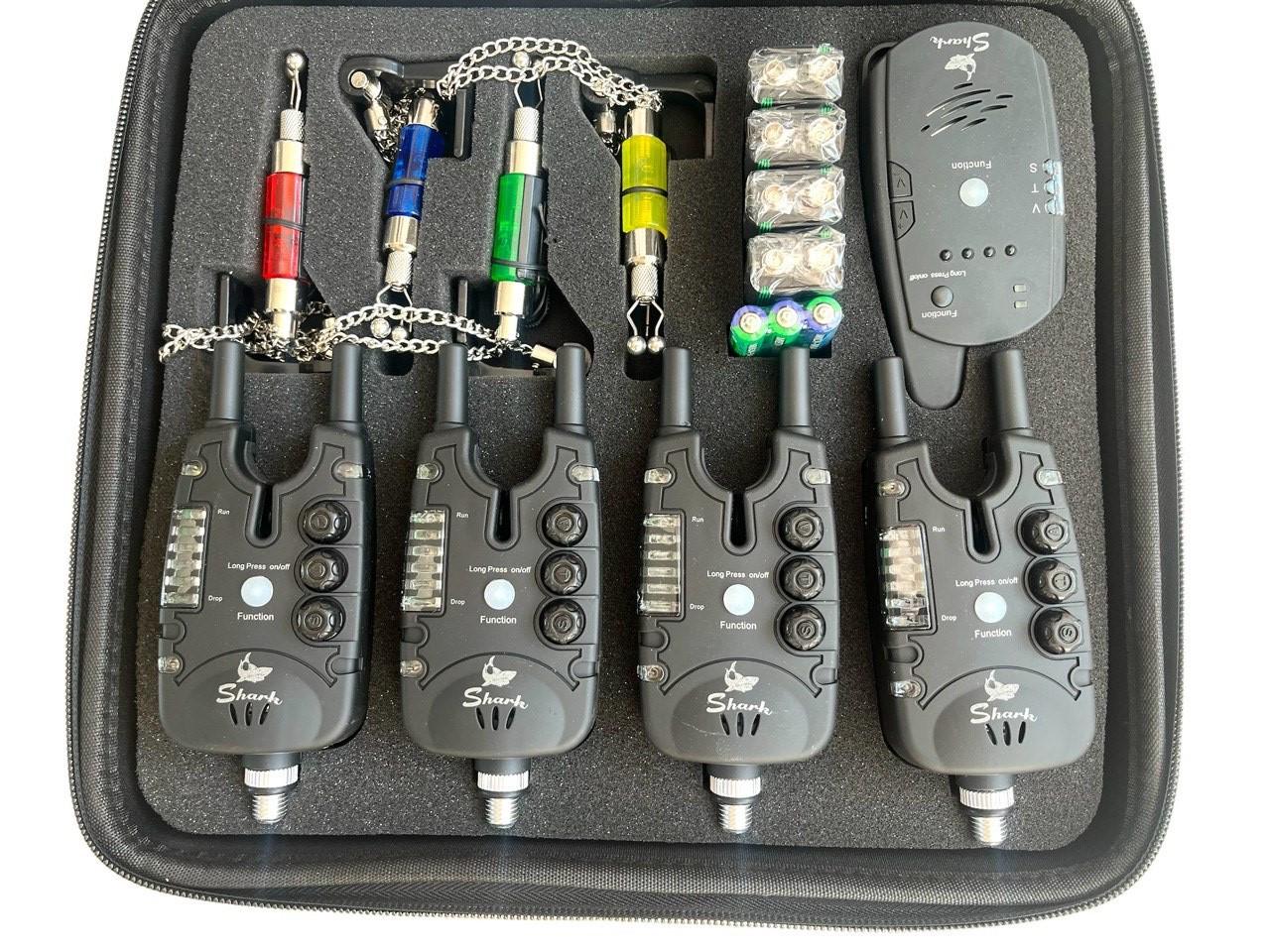 Набір сигналізаторів SHARK TLI-28 Антизлодій зі свінгерами 4 комплекти в кейсі (2226452658) - фото 3