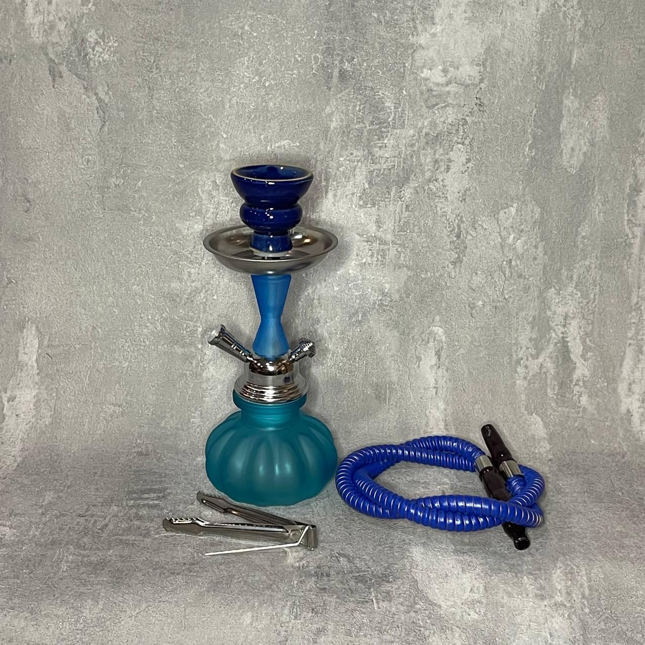 Кальян маленький на 1 трубку 4233 28 см Синий (227249)