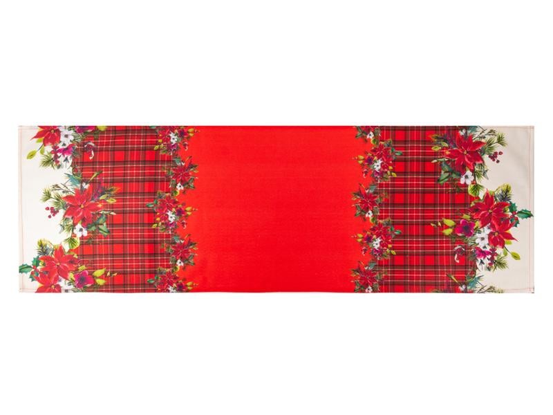 Ранер принтованный Lefard 45x140 см Красный (736-011)
