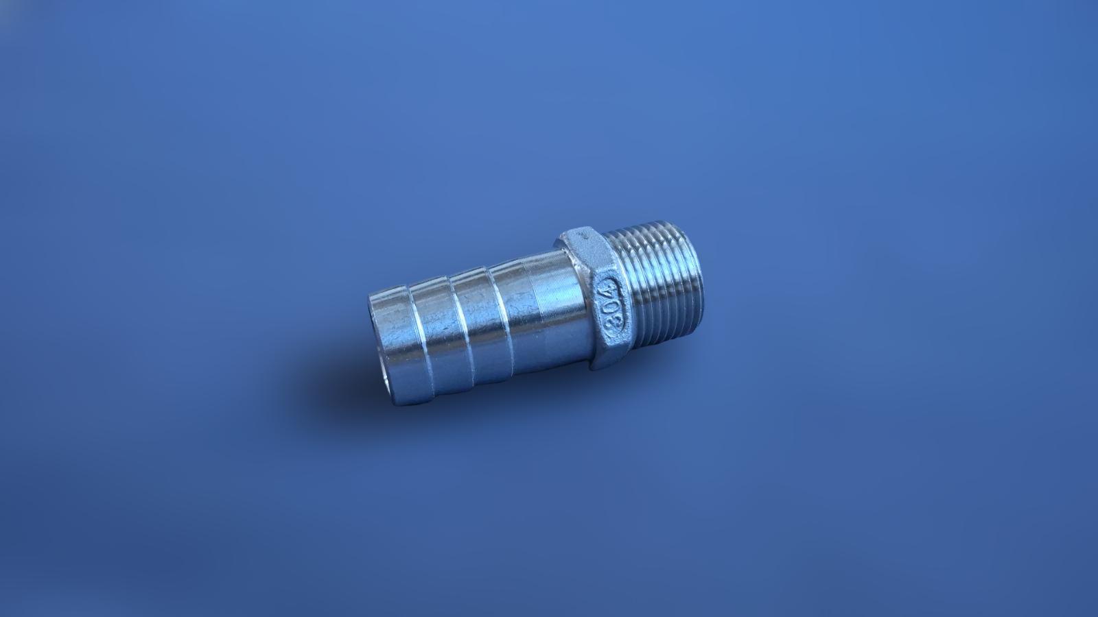 Штуцер шланговый резьбовой DN20 AISI304 BSPP Class-150 елка н/ж сталь 25 мм 3/4" (29203305) - фото 8 Штуцер шланговый резьбовой DN20 AISI304 BSPP Class-150 елка н/ж сталь 25 мм 3/4" (29203305) - фото 8