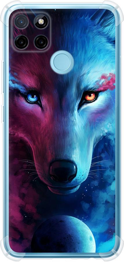 Чехол на Realme C25Y Арт-волк (3999sp-2553-42517)