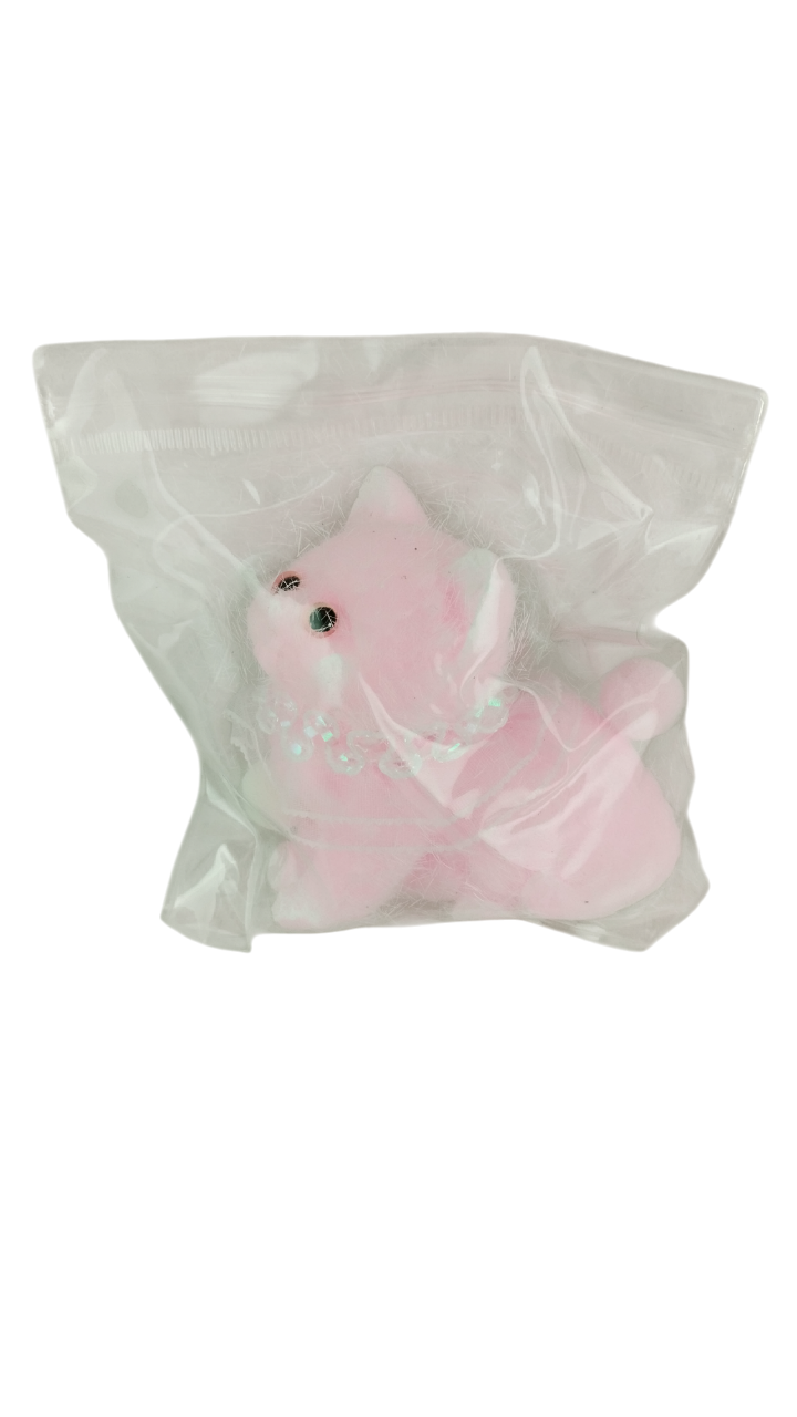 Іграшка антистрес сквіш Кішечка Рожевий (000043)