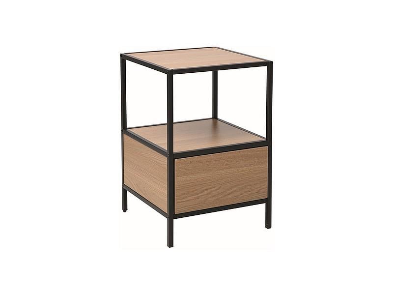 Тумба Signal GEO S 59x40x40 см Дуб/Черный (GEOSDC)