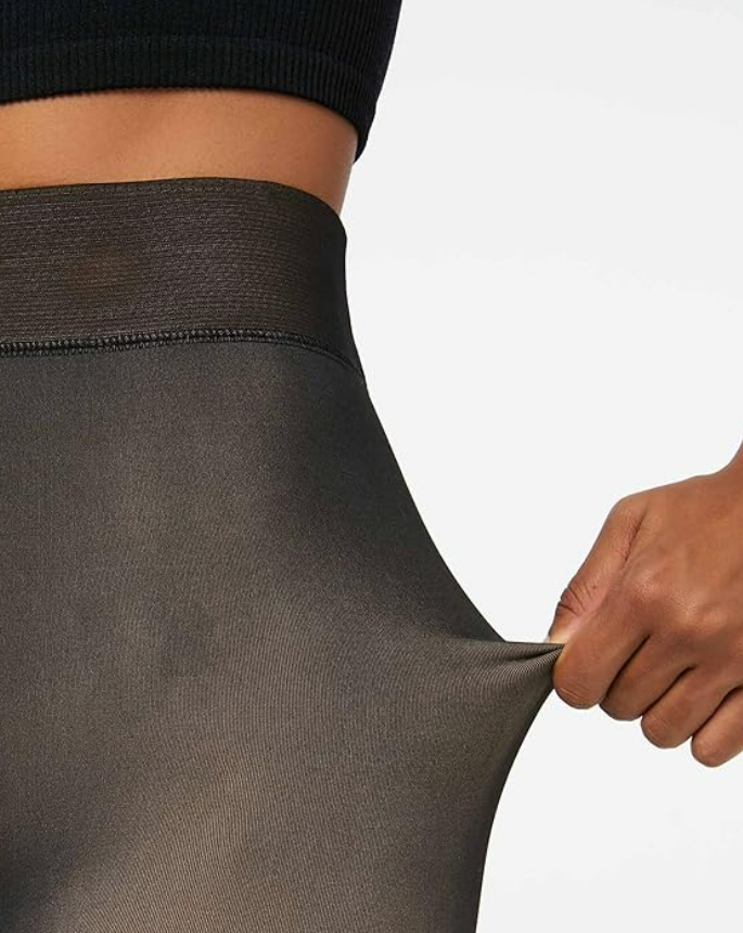 Термоколготы зимние на флисе 300 г с эффектом голых ног р. 42-48 - фото 3