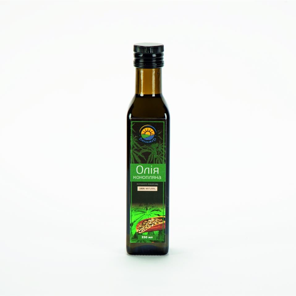 Масло конопляное холодного отжима Десналенд 250 мл (10401)