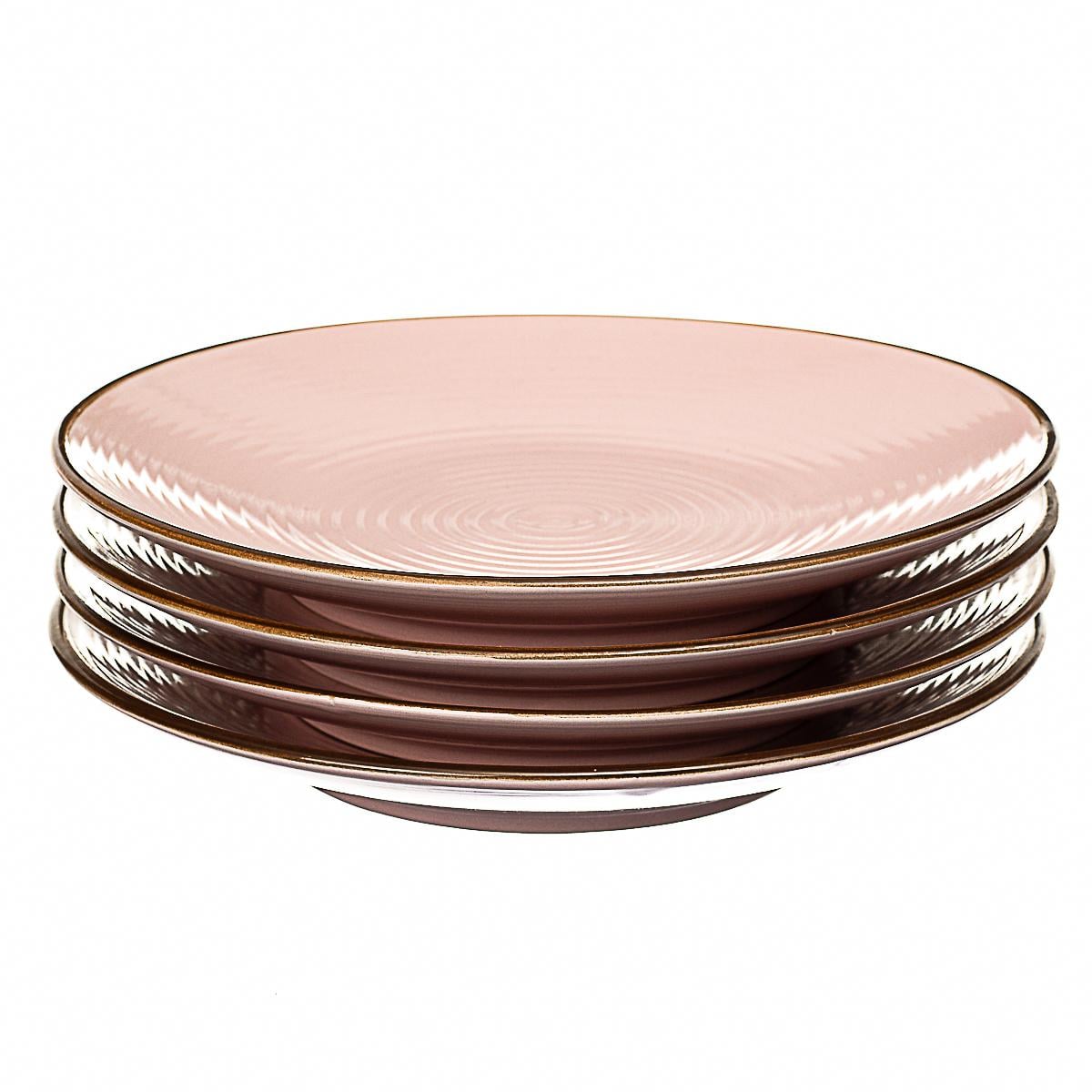 Набор тарелок Elisey 4 шт. Розовый (005ALP/pink)