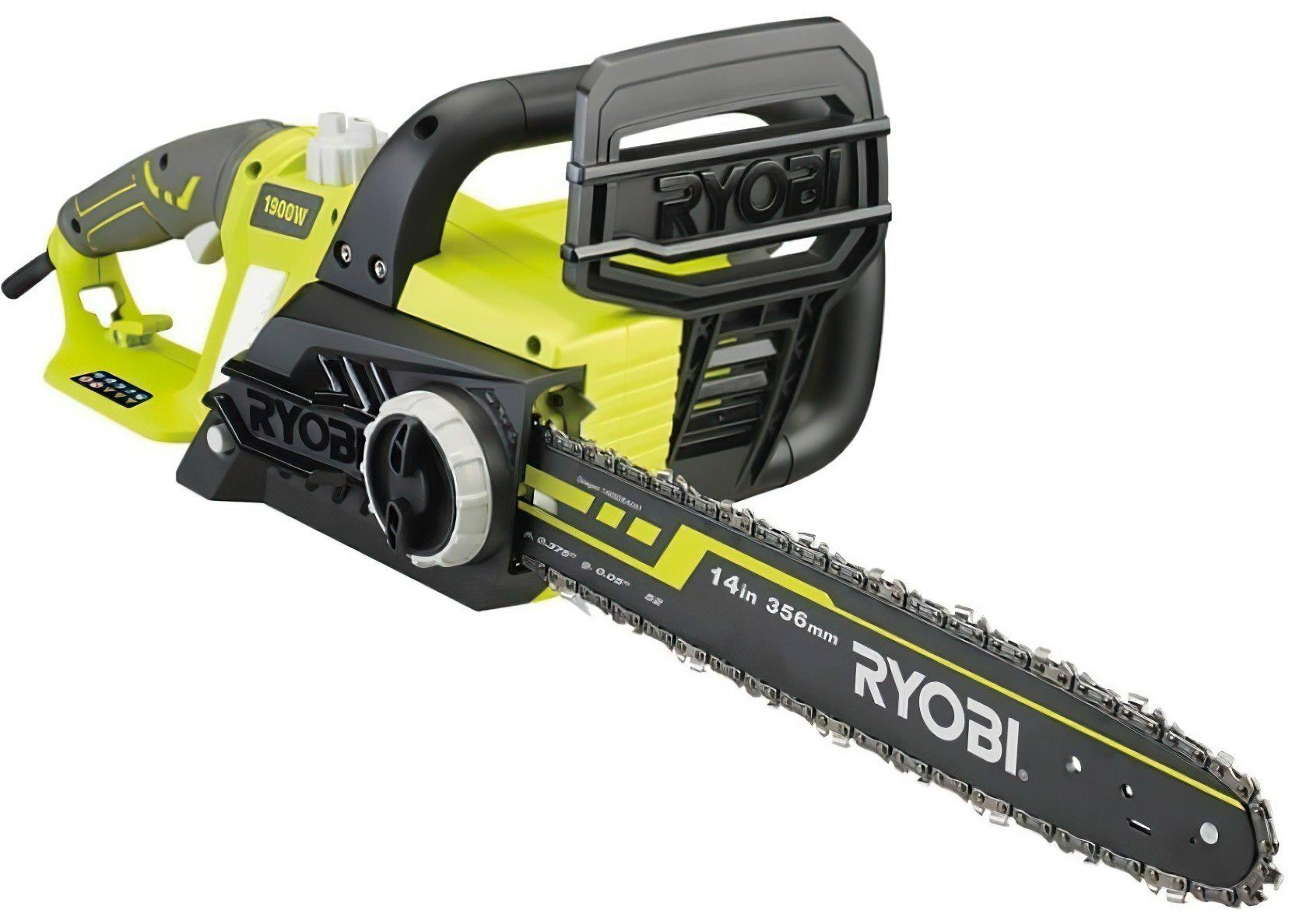 Пила цепная электрическая Ryobi RCS1935B 1900 Вт Oregon 35 см 3/8" 4,7 кг (5133004338)