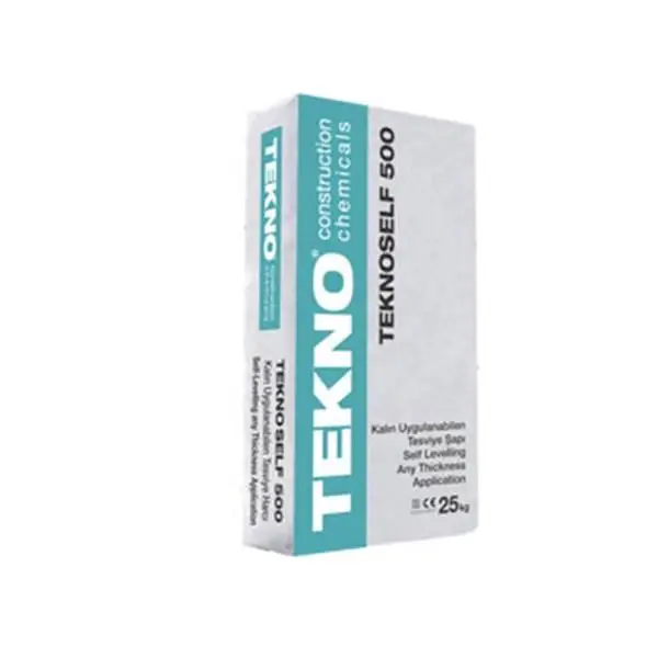 Смесь самовыравнивающаяся стяжка Teknoself 500 быстротвердеющий наливной пол для плитки/паркета/линолеума/подогрева/пола 25 кг Серый (2014344601)
