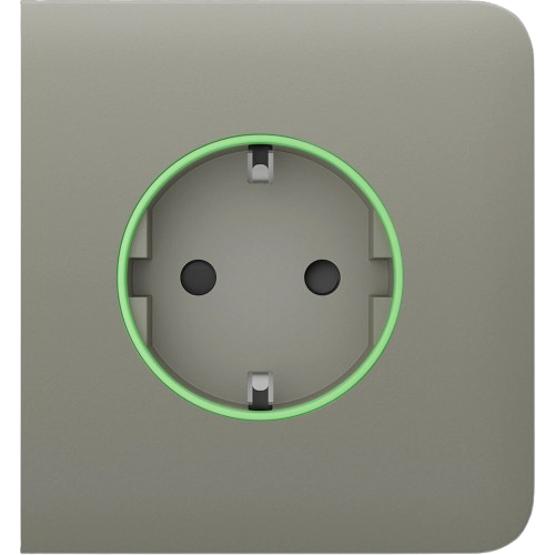Панель фронтальная Ajax SideCover smart type F 55 для встроенной розетки Olive (31022201)