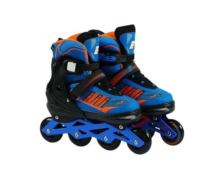 Ролики Best Roller колеса PU алюминиевая рама подшипник ABEC-7 d 7 см 27-29 см XL р. 42-44 Multicolor (166587)