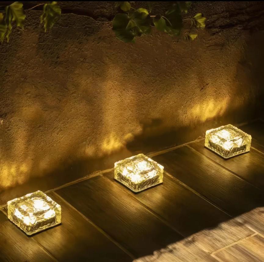 Фонарь на солнечной батарее садовый Ice cube Теплый белый (MX-00009025) - фото 3 Фонарь на солнечной батарее садовый Ice cube Теплый белый (MX-00009025) - фото 3