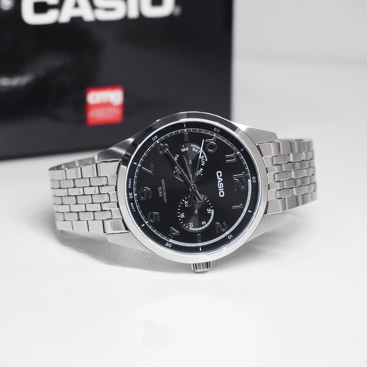 Наручные часы мужские Casio MTP-E340D-1AVDF - фото 3 Наручные часы мужские Casio MTP-E340D-1AVDF - фото 3
