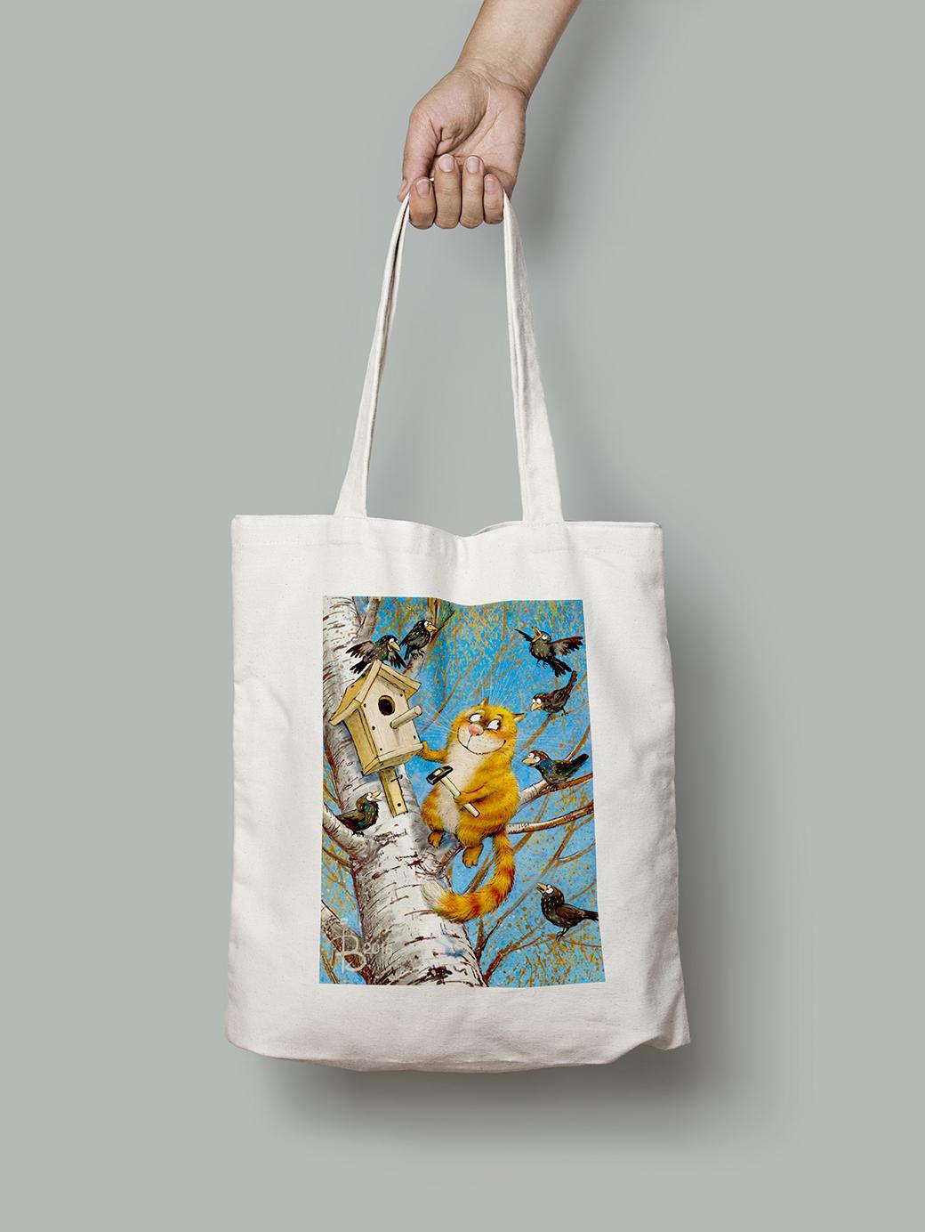 Эко-сумка шопер Птахолюб
