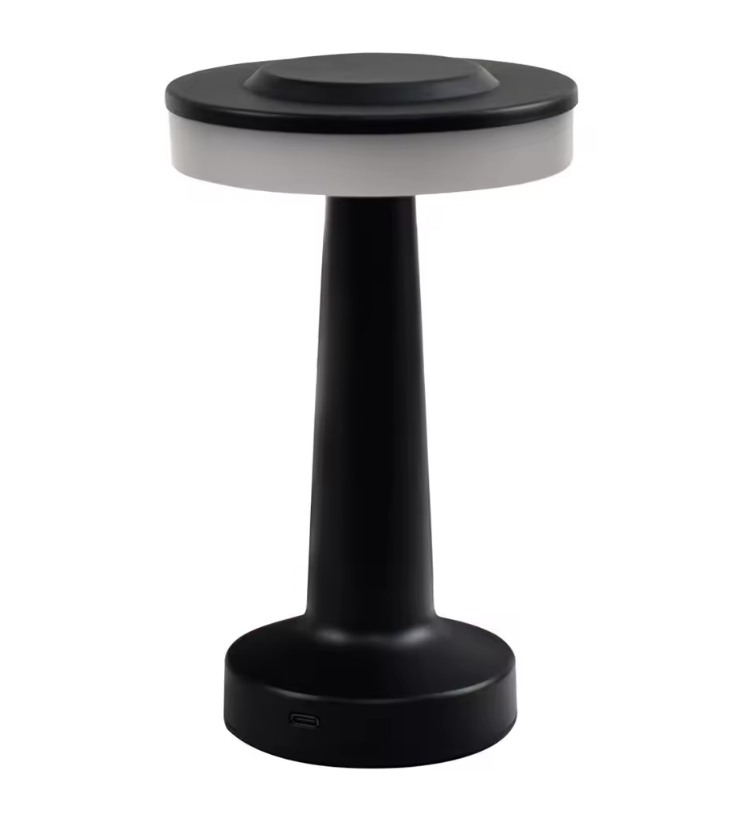 Настольная LED-лампа сенсорная аккумуляторная 3 режима Черный (32490713)