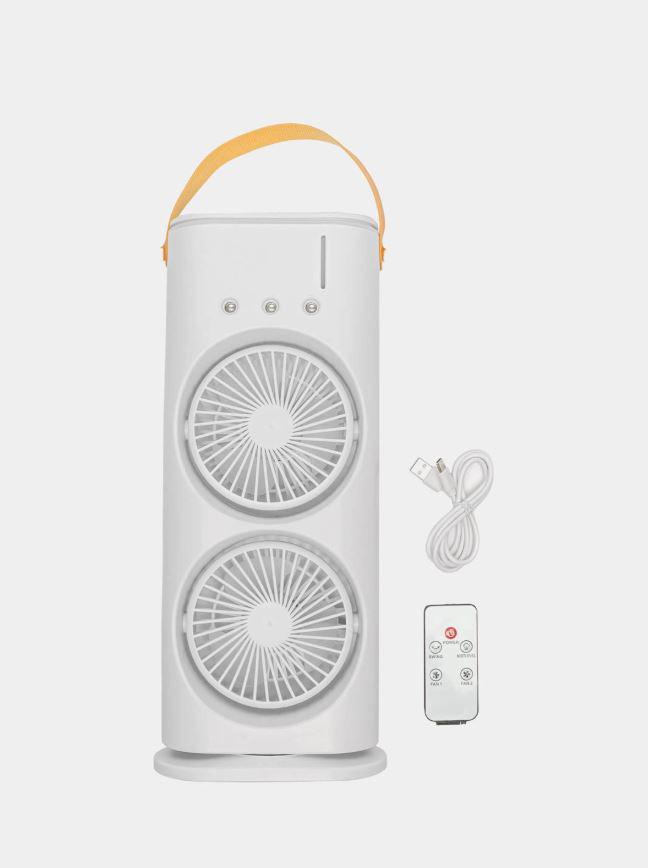 Настольный увлажнитель воздуха с двумя вентиляторами и LED подсветкой 280 мл White - фото 8 Настольный увлажнитель воздуха с двумя вентиляторами и LED подсветкой 280 мл White - фото 8