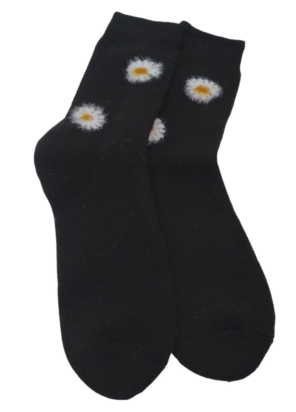 Носки женские теплые из шерсти Сhamomile 923-01 р. 36-41 1 шт. Черный (12562140)