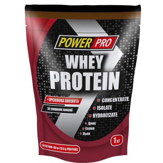 Протеин Power Pro Whey Protein 1000 г 25 порций Вишня