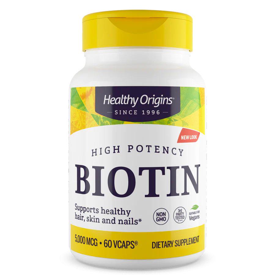 Биотин Healthy Origins Biotin High Potency 5000 mcg 60 veggie capsules Биотин Healthy Origins Biotin High Potency 5000 mcg 60 veggie capsules
