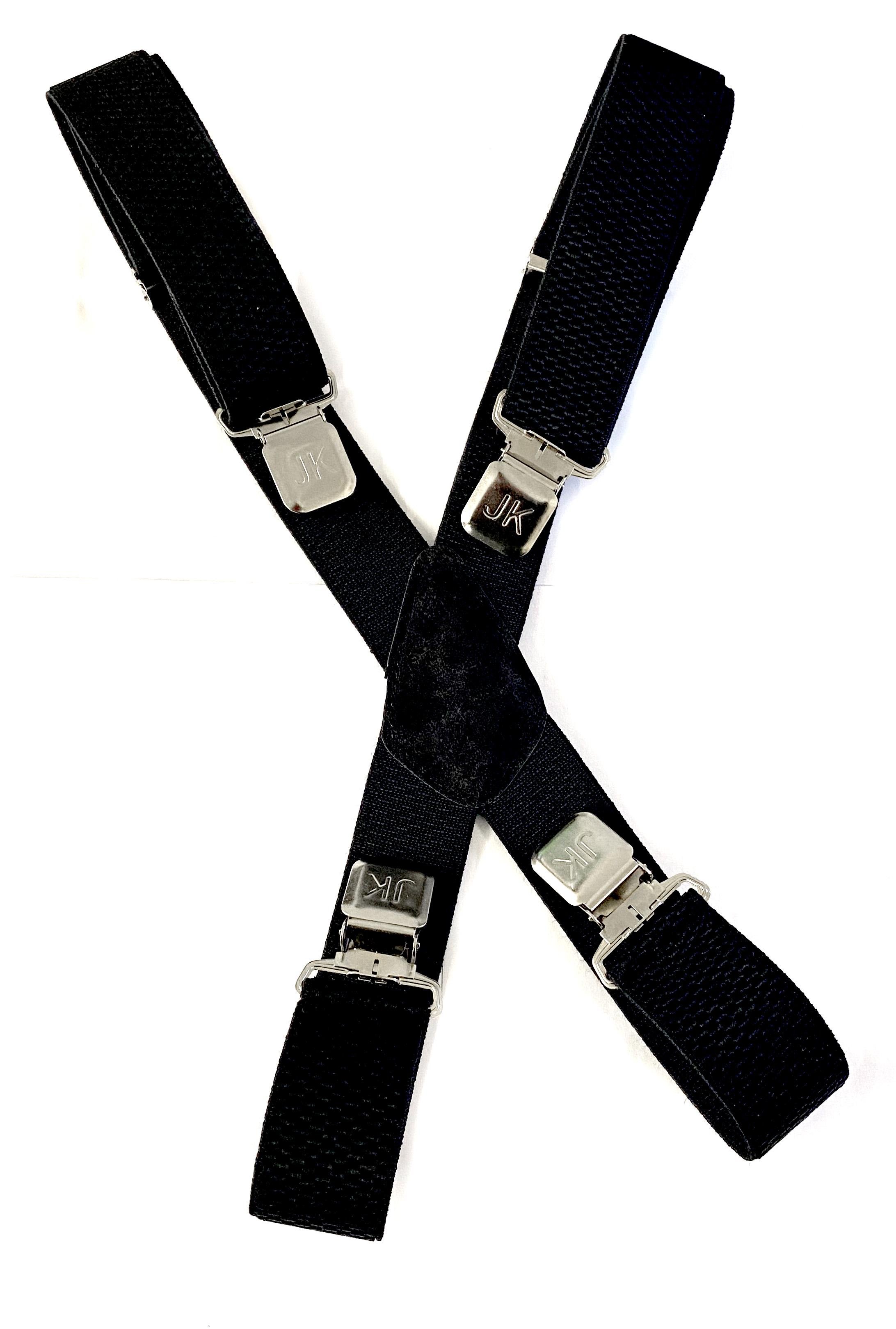 Подтяжки для штанов X-образные Черный (040423) - фото 2 Подтяжки для штанов X-образные Черный (040423) - фото 2