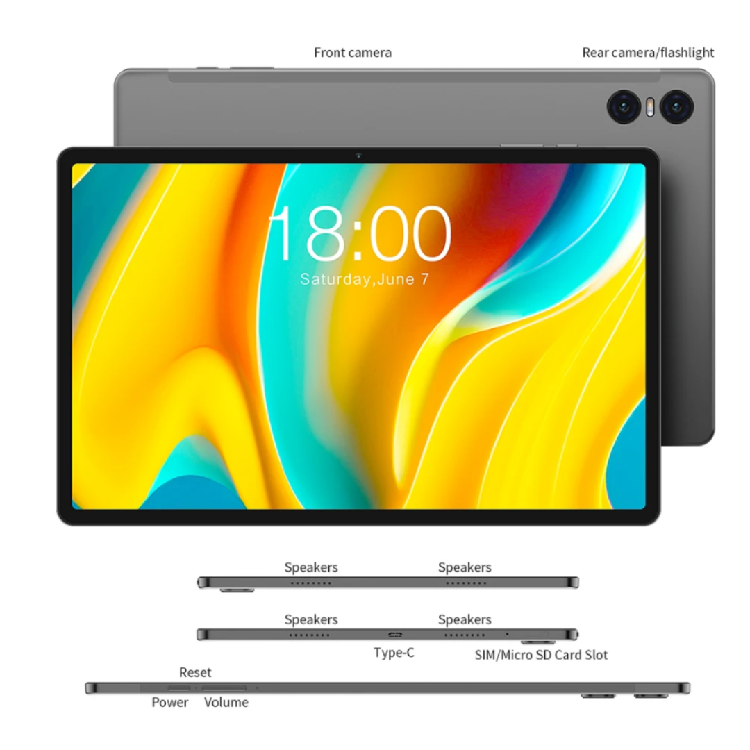 Планшет Teclast T50 Pro Android 13 MTK G99 8-ядерний 2K 8 ГБ+8 ГБ RAM 256 ГБ ПЗУ 11" (975) - фото 4