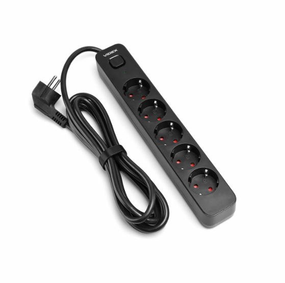 Фильтр Videx ONCORD с кнопкой 3 м Черный (29435981) - фото 4