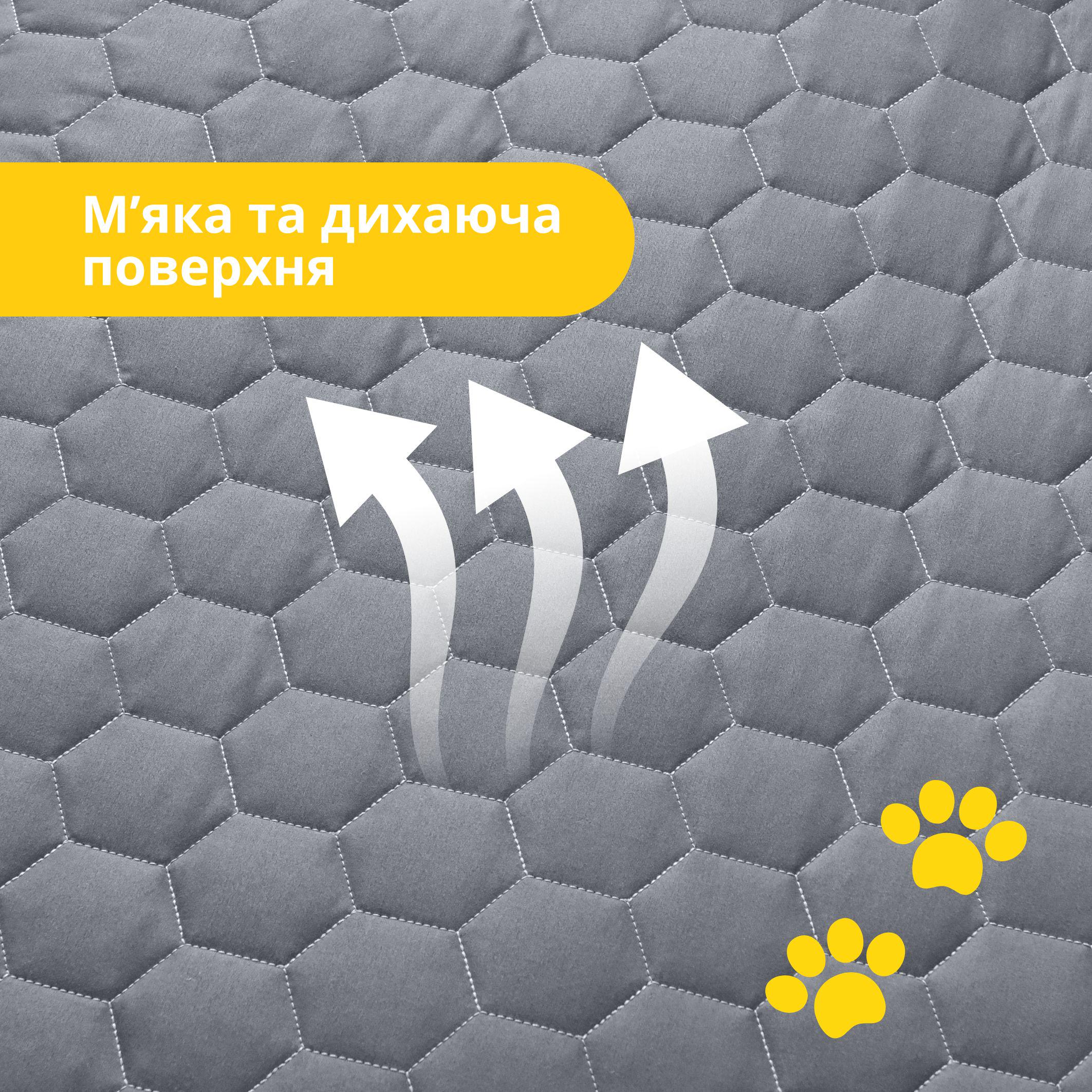 Леженка для домашних питомцев 80х120х12 см XL Серый (26228) - фото 8 Леженка для домашних питомцев 80х120х12 см XL Серый (26228) - фото 8