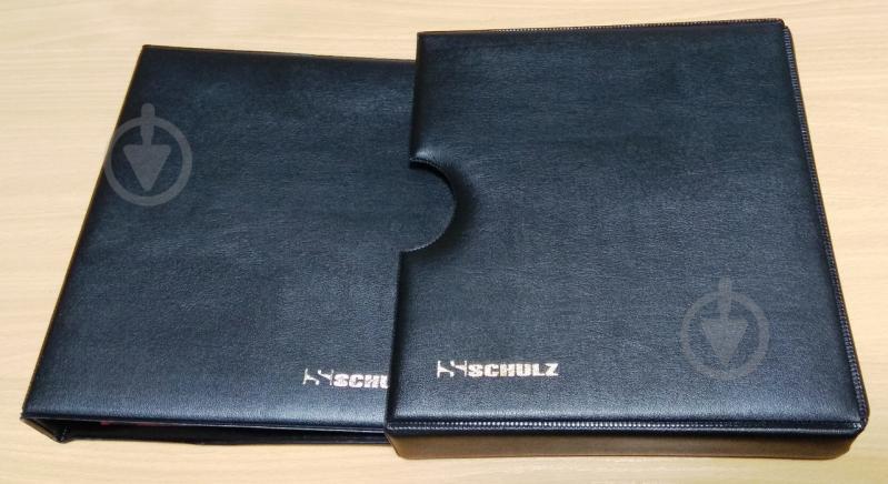 Альбом для монет Schulz із футляром на 221 монету червоні листи Чорний (fcsr61)