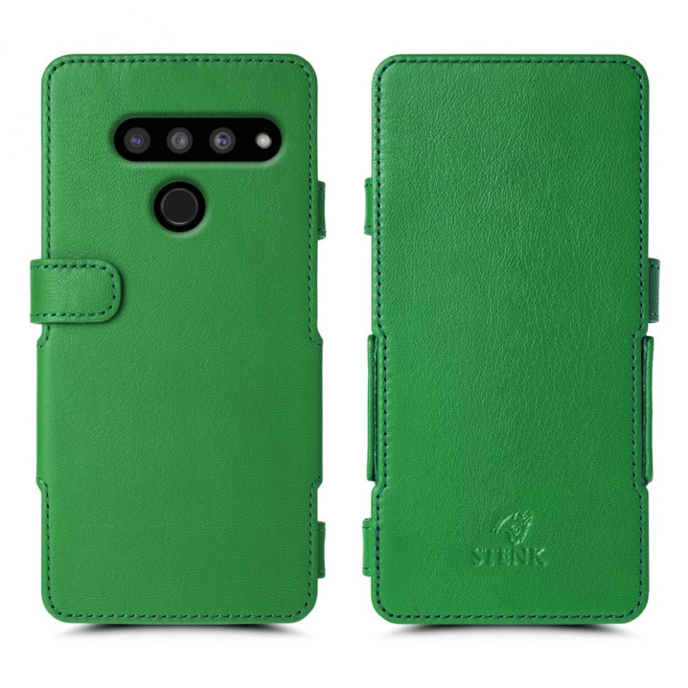 Чохол книжка Stenk Prime для LG V50 ThinQ Зелений (69102)