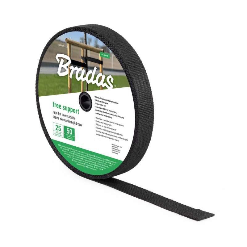 Лента для стабилизации деревьев Bradas TREE SUPPORT 25 мм/50 м (TYTS2550/BK) Лента для стабилизации деревьев Bradas TREE SUPPORT 25 мм/50 м (TYTS2550/BK)