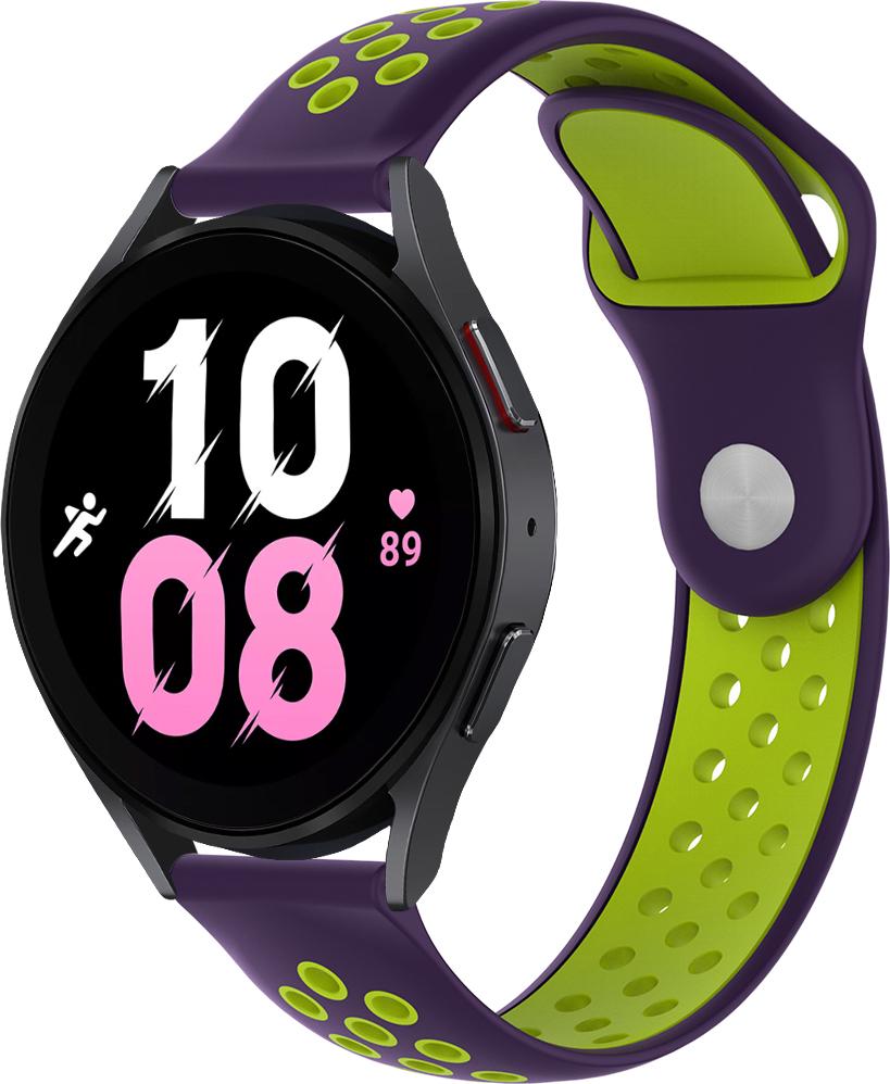 Ремінець Sport для Galaxy Watch 5 44 мм Violet/Green (29187-21) Ремінець Sport для Galaxy Watch 5 44 мм Violet/Green (29187-21)