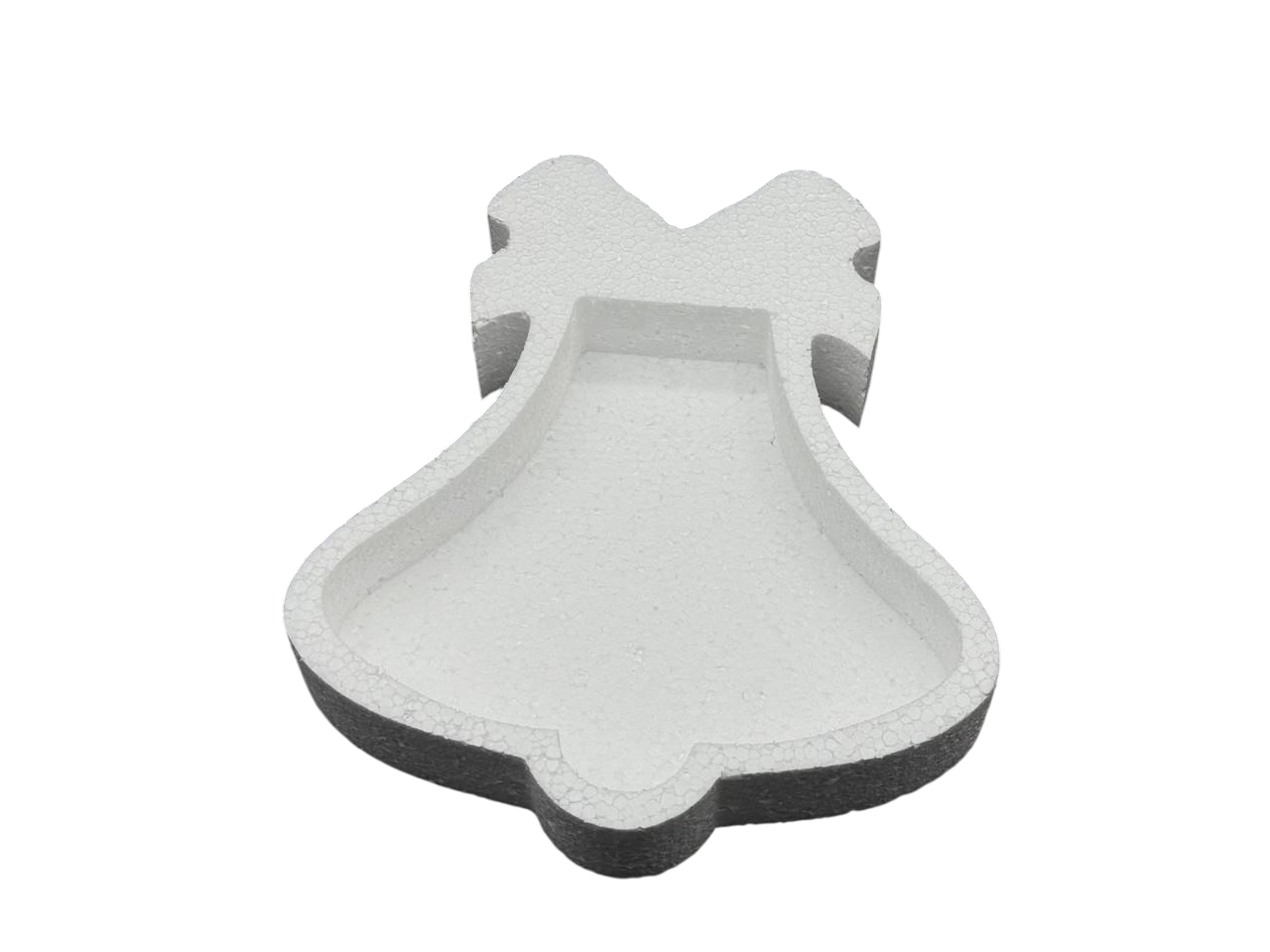 Пенобокс для декорирования Колокольчик пенопластовая заготовка для рукоделия 30х25,5 см Белый (PNB-007)