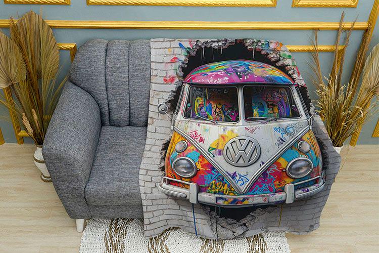 Плед 3D Auto Graffiti плюш однослойный 150х210 см (114346-1) Плед 3D Auto Graffiti плюш однослойный 150х210 см (114346-1)