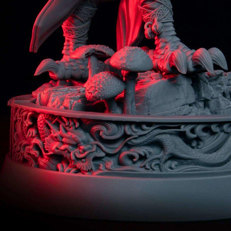 Смола фотополимерная ELEGOO для 3D-принтера водосмывающая 8K 1 кг Space Grey - фото 5