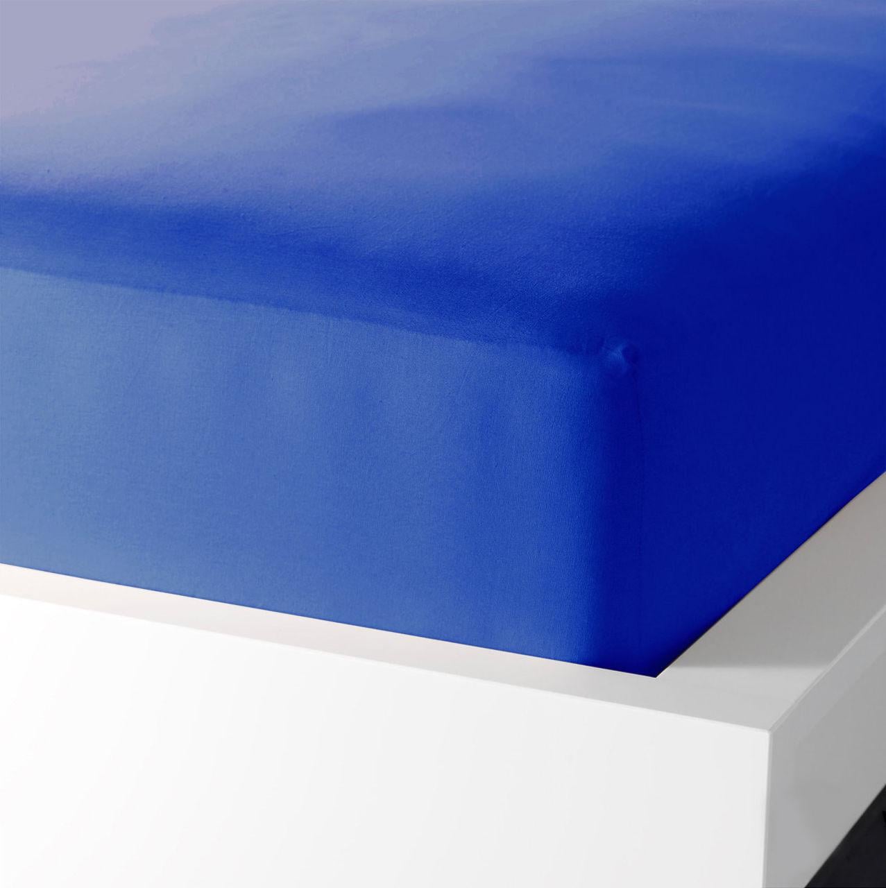 Простынь на резинке МІ0021 100х190х20 Синий