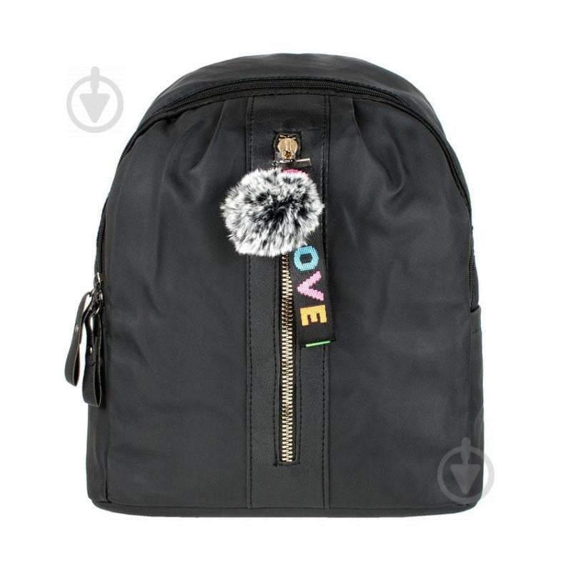 Рюкзак городской BackPack Zip 31х26х12,5 см Чёрный (22474)